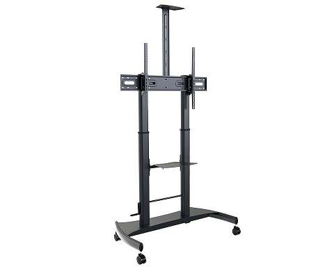 CARRELLO MONITOR FINO A 100″ MANUALE CON MANOVELLA HELGI